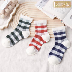 レディースチェック柄ソックス