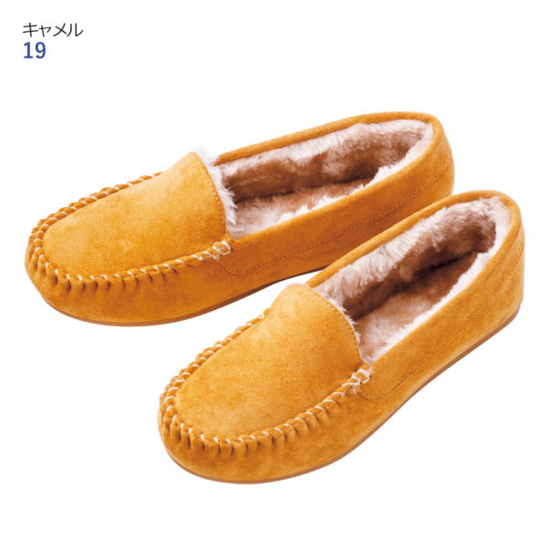 レディースボアモカシンシューズ 22 0 26 0cm ヒラキ 激安靴の通販 ヒラキ公式サイト Hiraki Shopping
