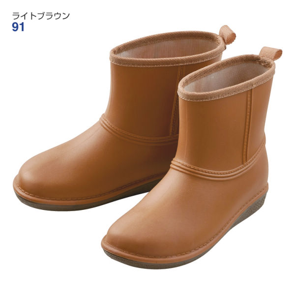 レディースシンプルショート丈レインブーツ 【ヒラキ】激安靴の通販 ヒラキ公式サイト-HIRAKI Shopping-