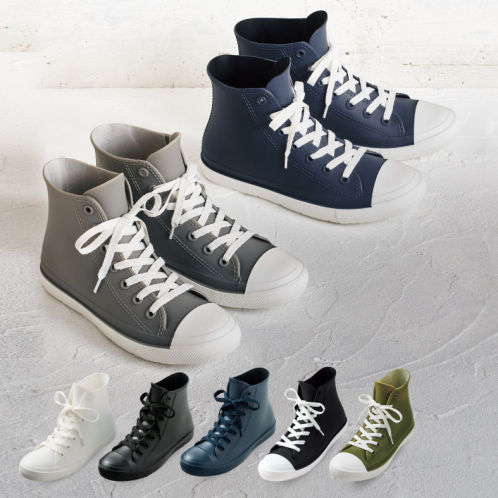 レディーススニーカーデザインレインシューズ ヒラキ 激安靴の通販 ヒラキ公式サイト Hiraki Shopping