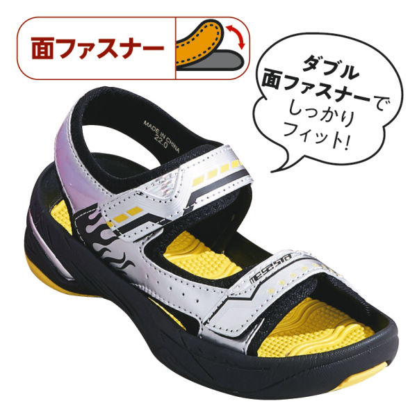 ダブル面ファスナータイプスポーツサンダル | 激安靴の通販