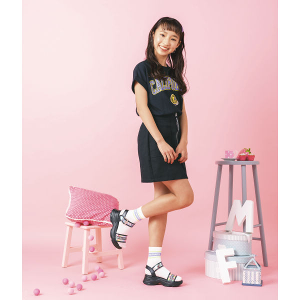 MiLK FRAPPE フロントジップスカート【130～160cm】 | 激安靴の
