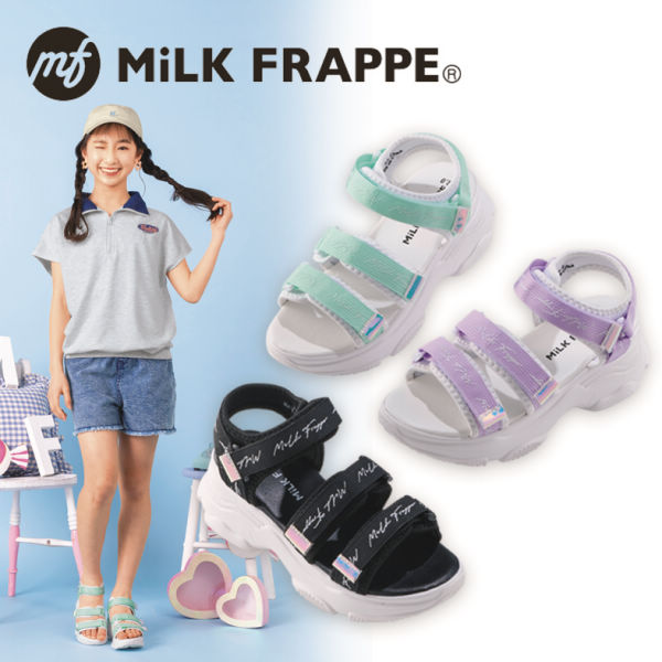MiLK FRAPPE ガールズ厚底サンダル(クッションインソール)【20.0