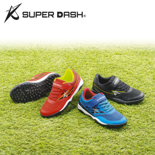 スーパーダッシュ ボーイズサッカーデザインスニーカー【19.0～24.5cm