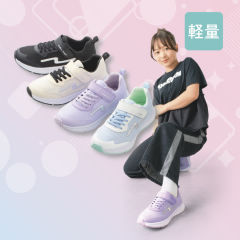 ガールズスニーカー(軽量・面ファスナー付)【19.0～23.5cm】