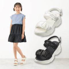 ガールズ厚底サンダル【20.0～23.0cm】