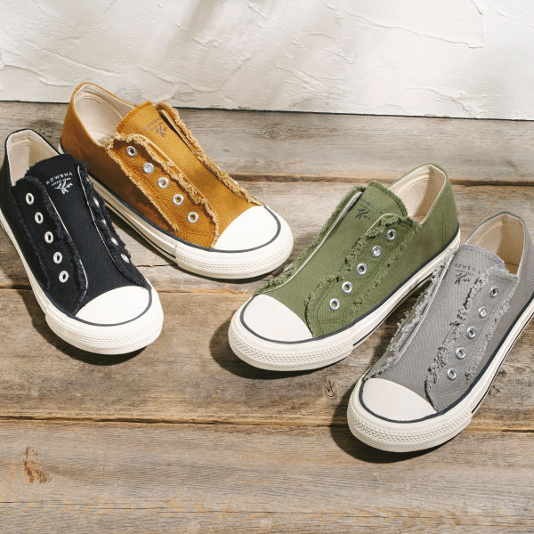 レディースキャンバススニーカー やわらかインソール 22 5 24 5cm ヒラキ 激安靴の通販 ヒラキ公式サイト Hiraki Shopping