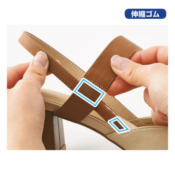 レディースミュールパンプス(6.0cmヒール)【22.5～25.0cm