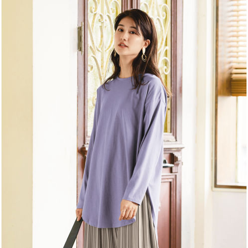 3着おまとめ レディース裾ラウンドTシャツ【S～4L】 | 激安靴の通販 ヒラキ
