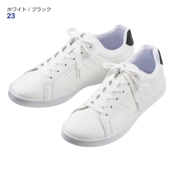 レディースフラノ調スニーカー(低反発インソール)【22.5～25.0cm