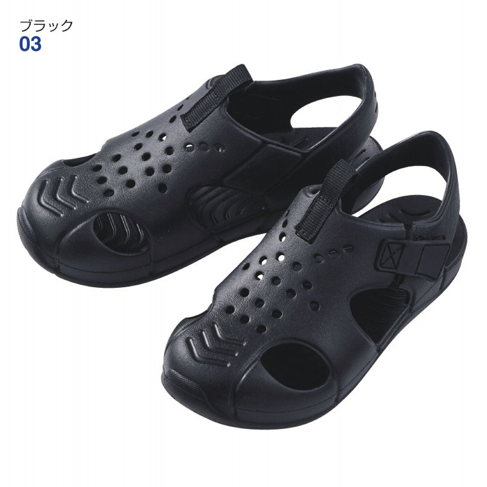 キッズEVAサンダル(軽量・面ファスナー付)【15.0～18.0cm】 | 激安靴の