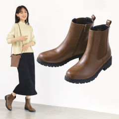 レディースタンクソールブーツ(サイドファスナー付)【22.0～25.5cm対応】