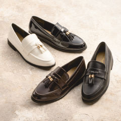 レディースタッセルローファー(撥水)【22.5～25.0cm】