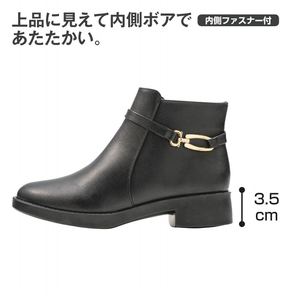 ビッグサイズ40！激レア品番641E！ダークブラウン！極上美品＆ボアライナー付き レディースサイドゴアブーツ(サイドファスナー付)【22.0～25.5cm