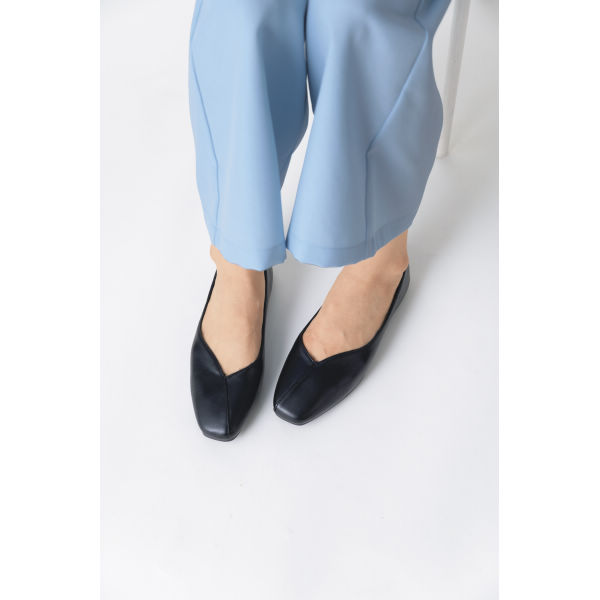 レディースVカットパンプス(やわらかアッパー)【22.5～25.0cm】ソール