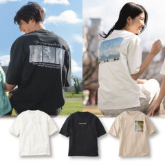 半袖ビッグプリントTシャツ(男女兼用サイズ)【SS～3L】